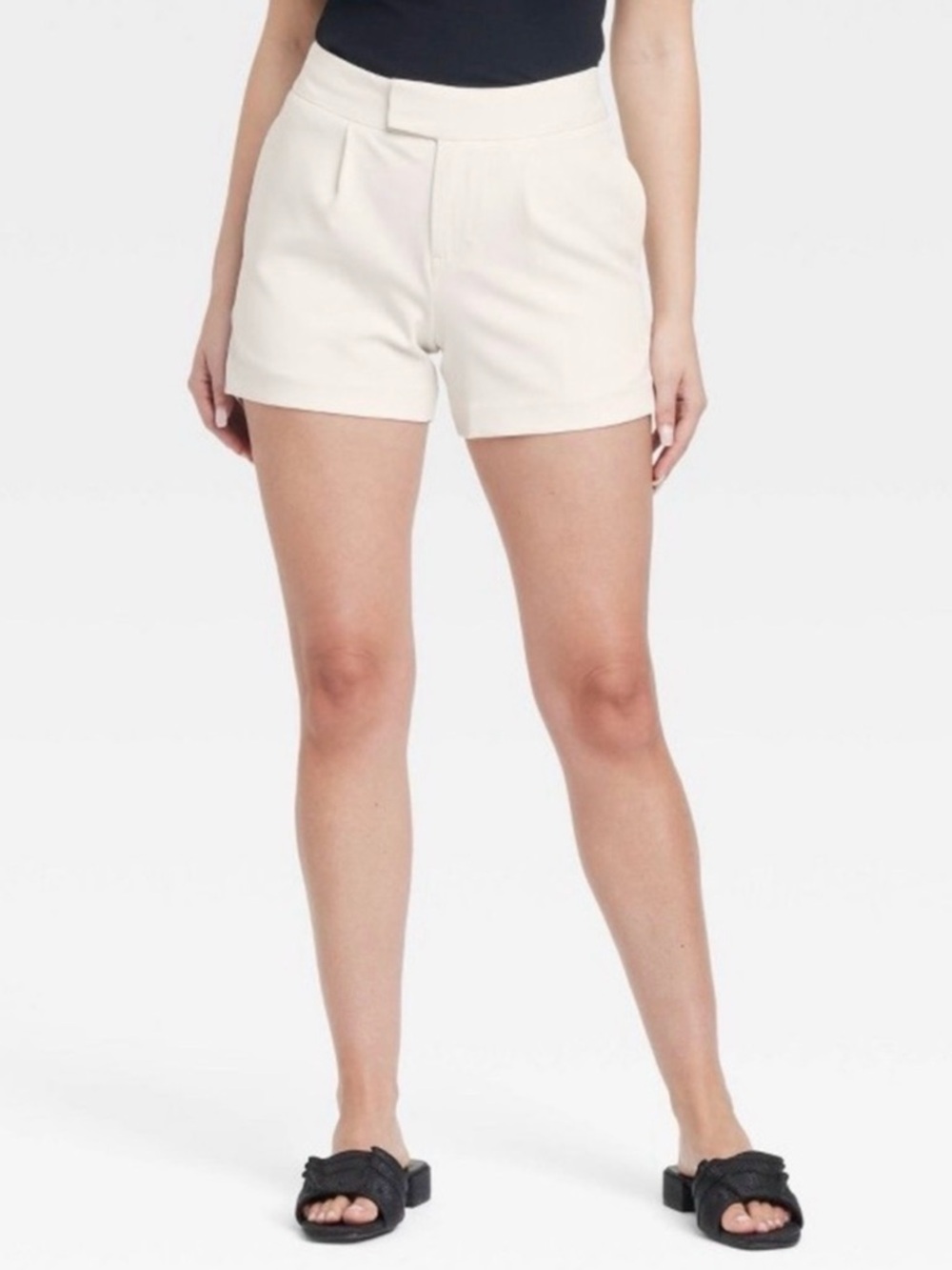 NWT a new day High Rise Tailored Short, Dog Bone - Size: 6